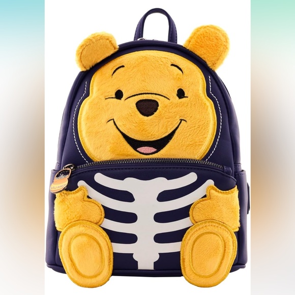 Winnie the Pooh Skeleton Loungefly Backpack - Picture 1 of 5